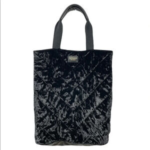 VICTORIA’S SECRET Large Tote Black Velvet Weekend/Travel Bag